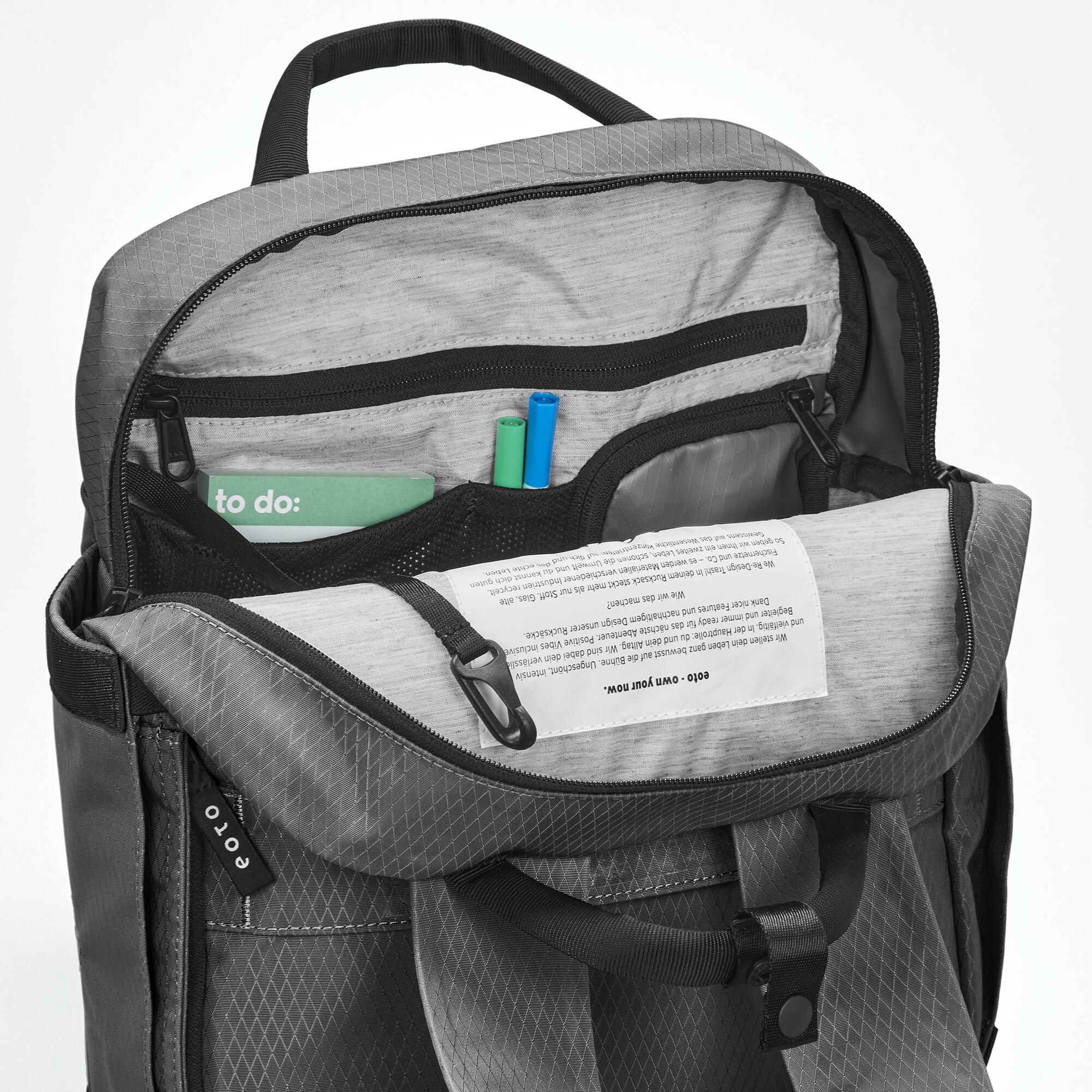 EOTO Rucksack SMALL16, Daypack, ergonomisch, nachhaltig, 16 L 6/7