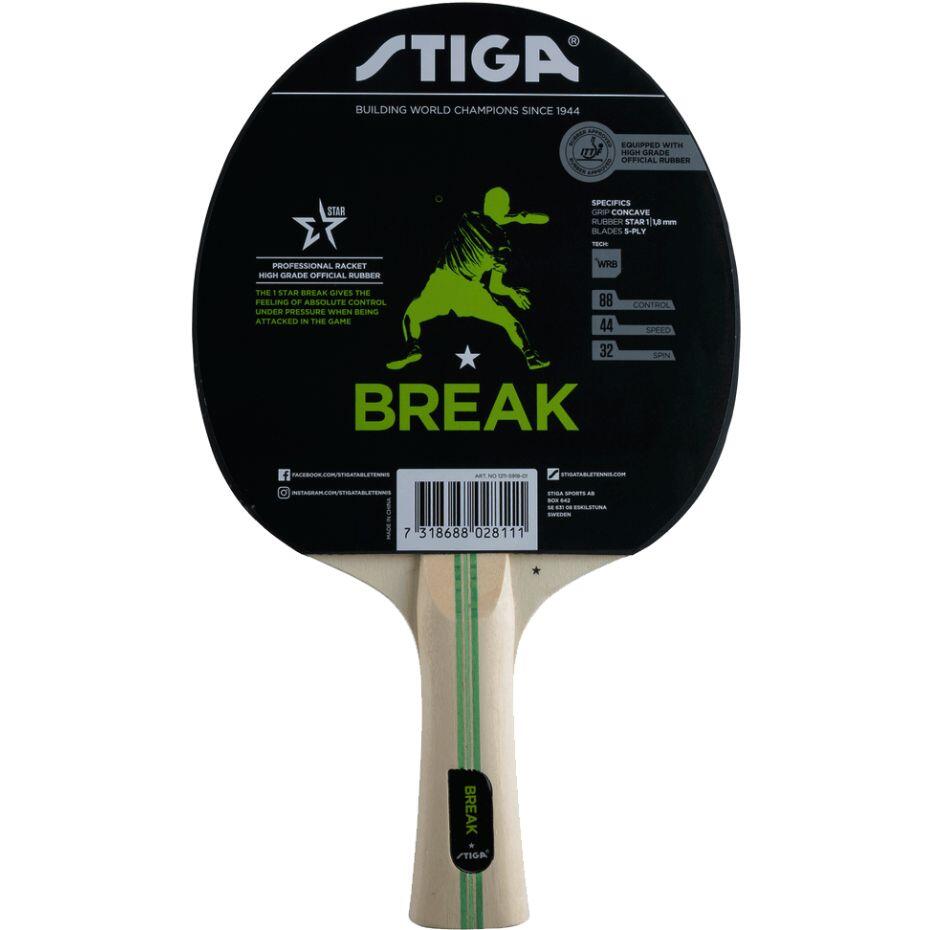 Stiga Break — rakietka do ping ponga, deska 5-warstwowa, STAR1 1,8 mm 1/1