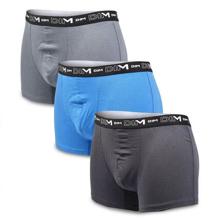 Lot de 3 boxers DIM en coton stretch