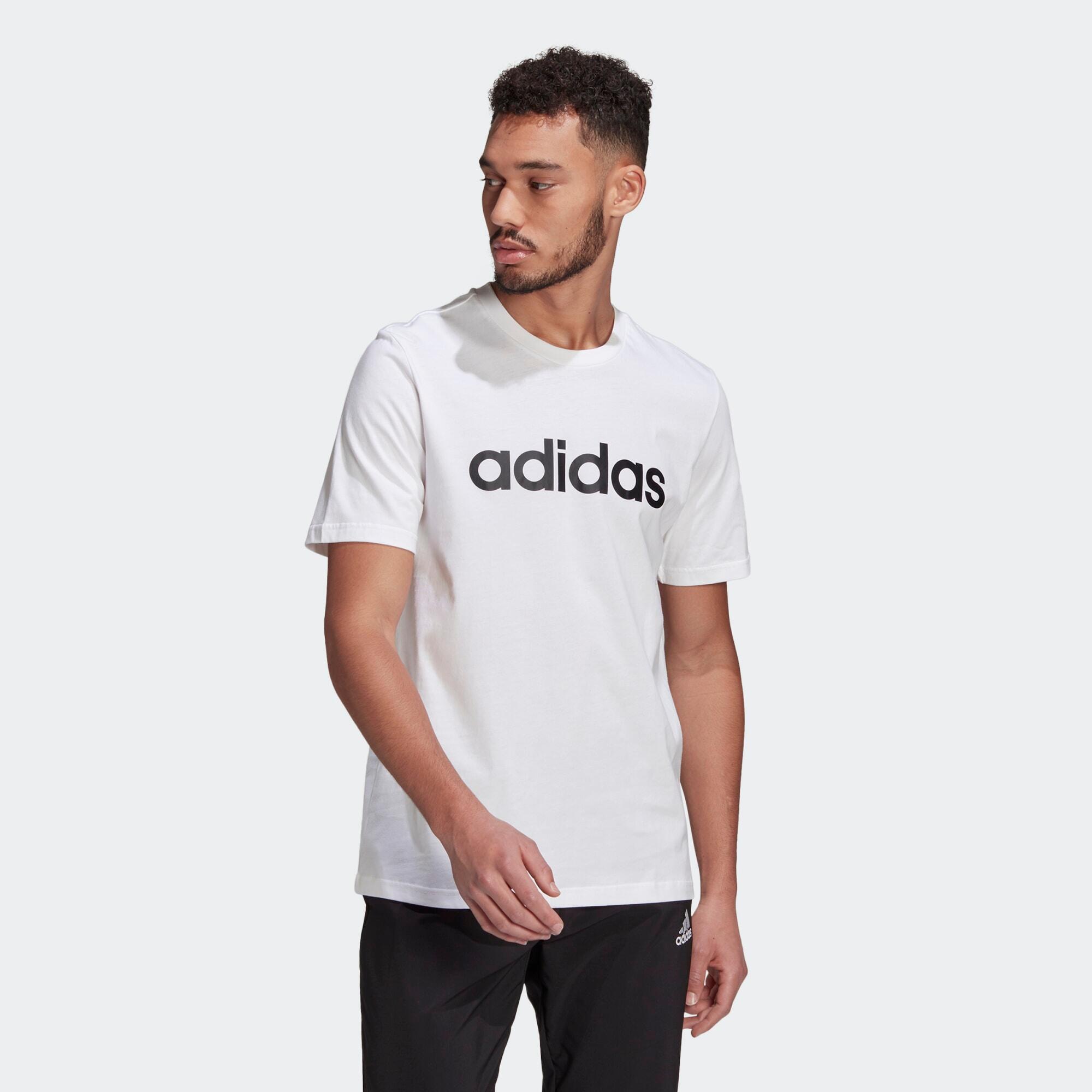 Essentials Embroidered Linear Logo T-Shirt 3/5