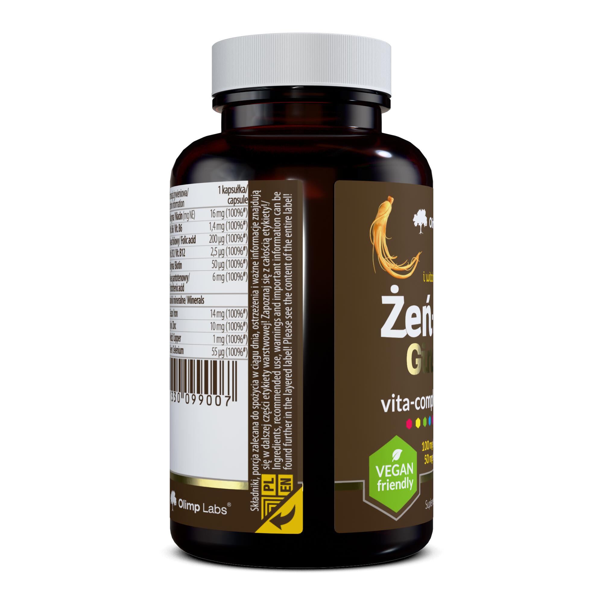Żeń-szeń Olimp Żeń-szeń vita-complex Active - 60 kapsułek 3/3