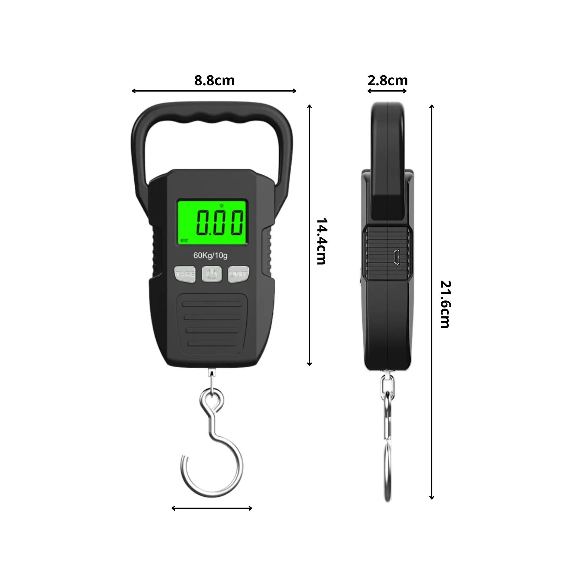 balance suspendue numérique 60 kg – lcd usb crochet inox 10 g 4/4