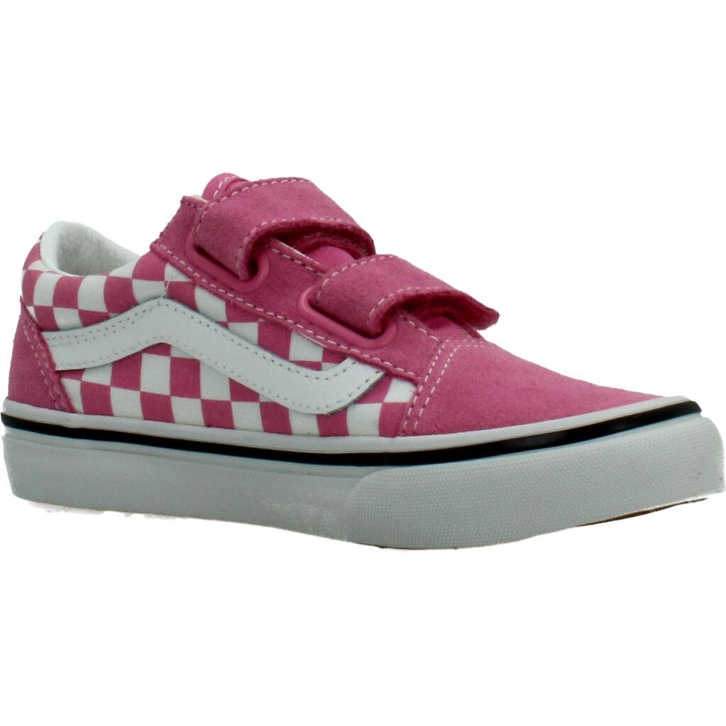 Buty VANS OLD SKOOL V CHECKERBOA Rose 5/5