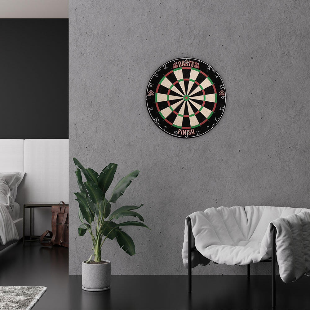 Dartscheibe FINISH Klassisch - Rot 3/7