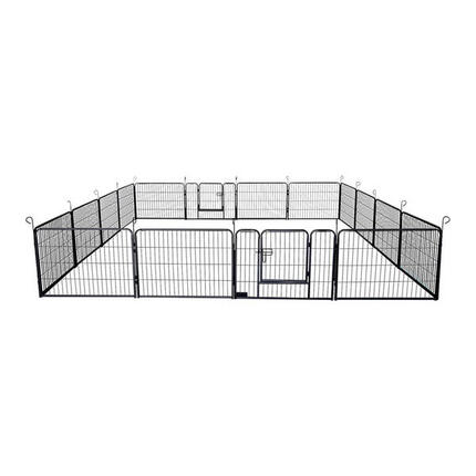 Enclos pour chiots BARKI 80 x 80 cm / 16 pièces