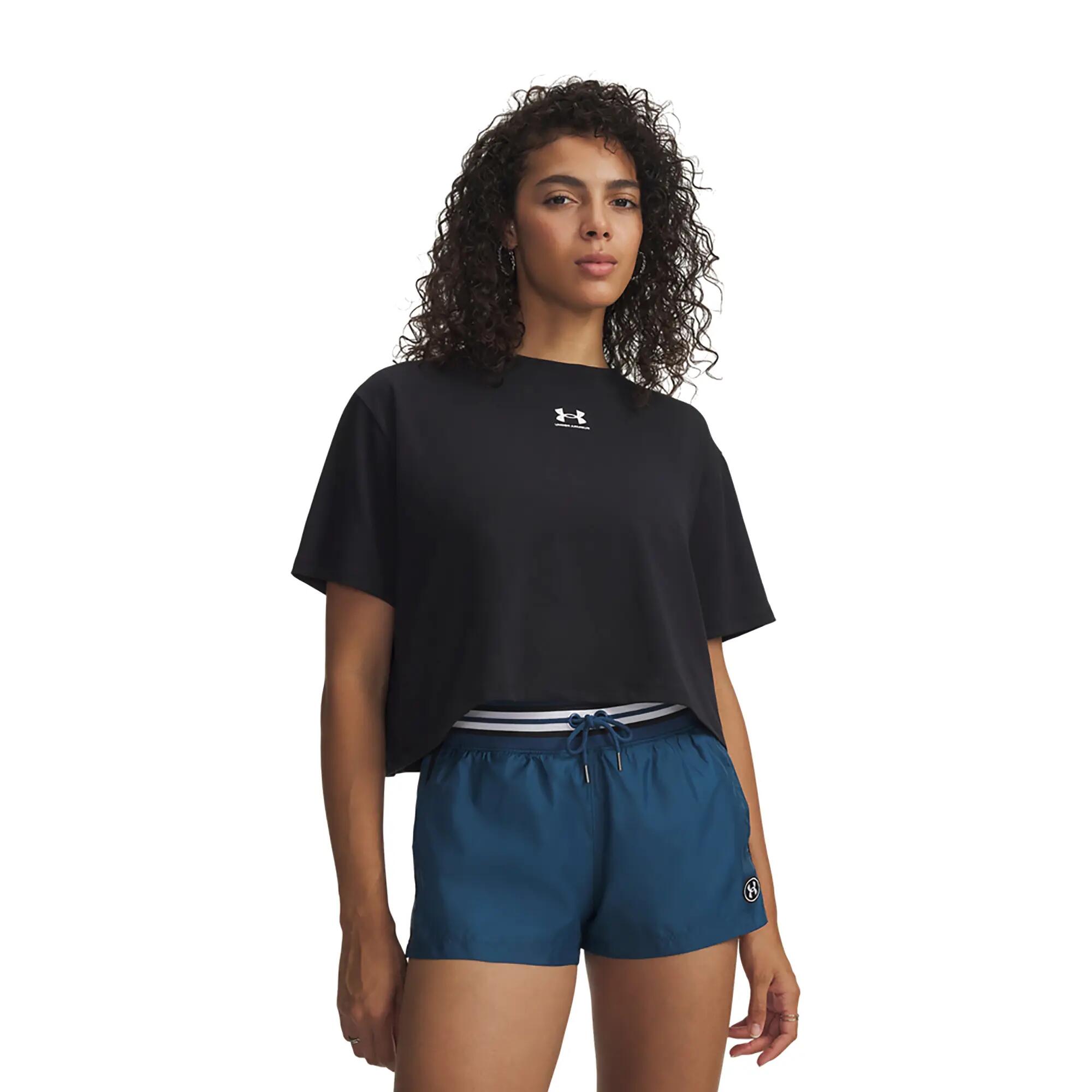 Koszulka damska Under Armour Rival Boxy Tee Solid 2/3