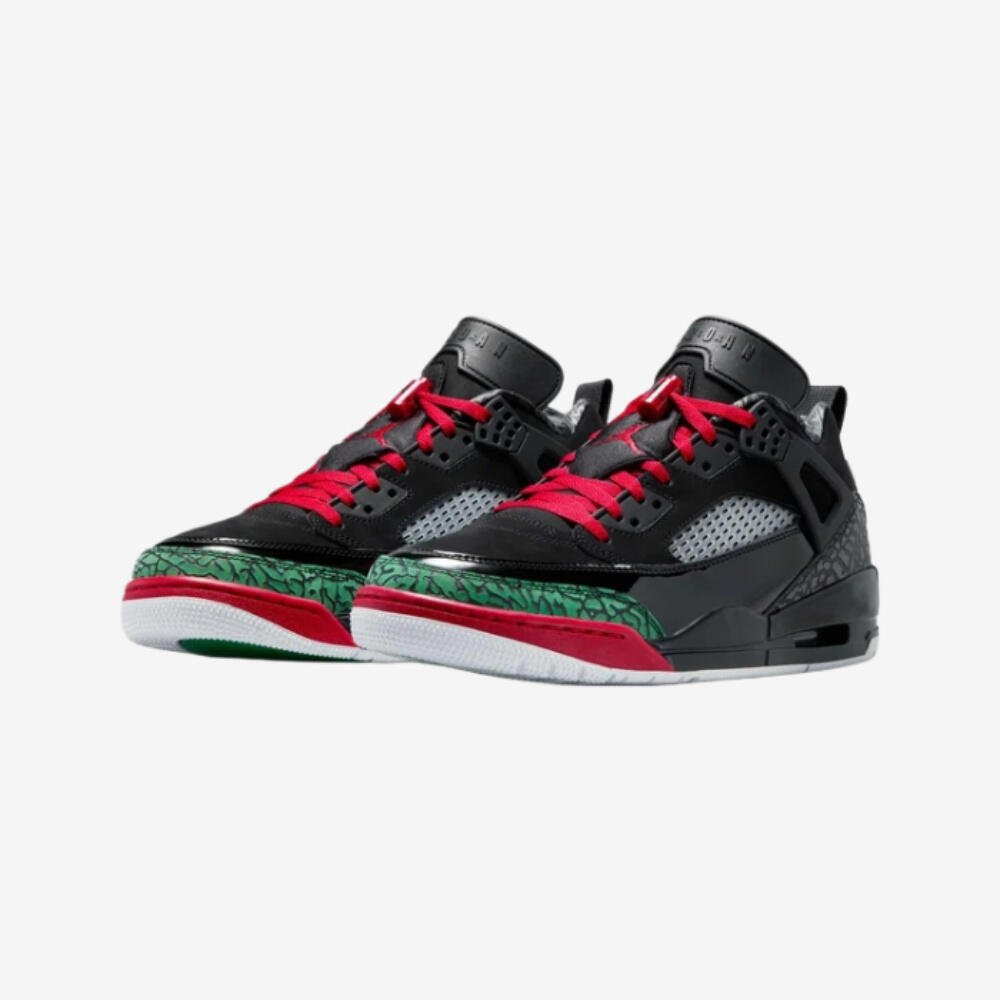 Jordan Spizike Low Black Classic Green White Varsity Red 2/6
