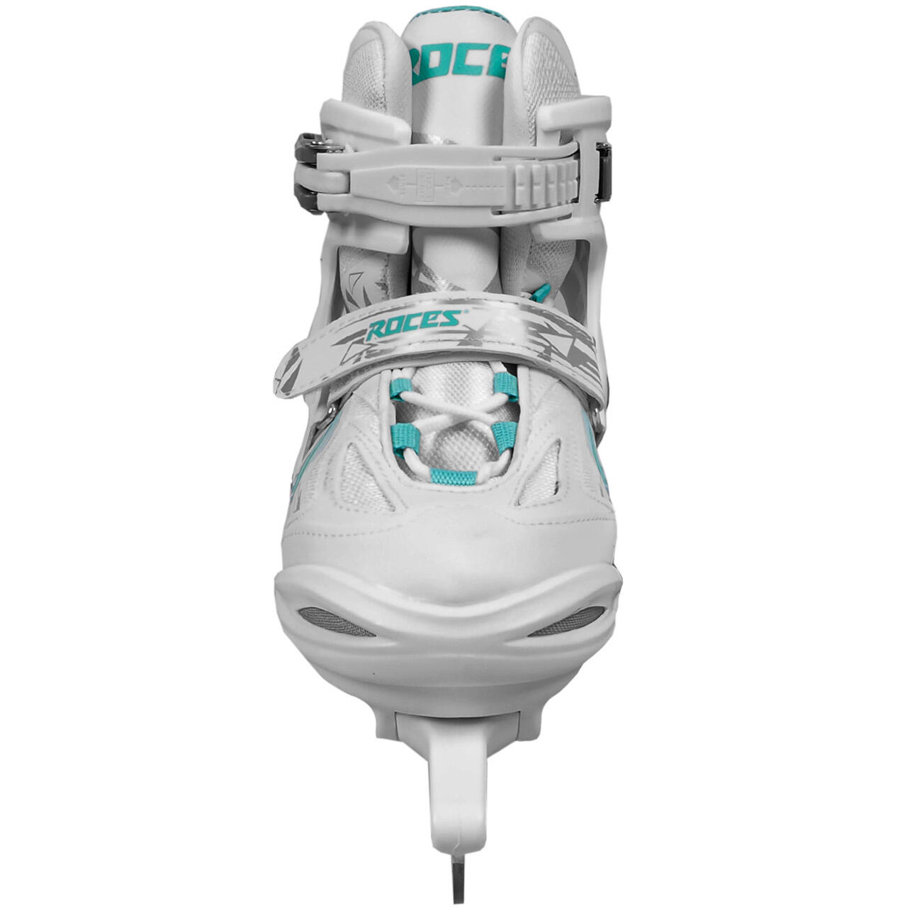 Łyżwy dziecięce Roces Moody Ice 3.0 Girl - regulowane, biało-miętowe 3/4