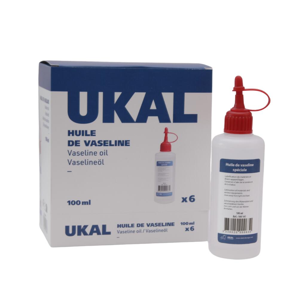 Flacons d'huile de vaseline Ukal 2/3