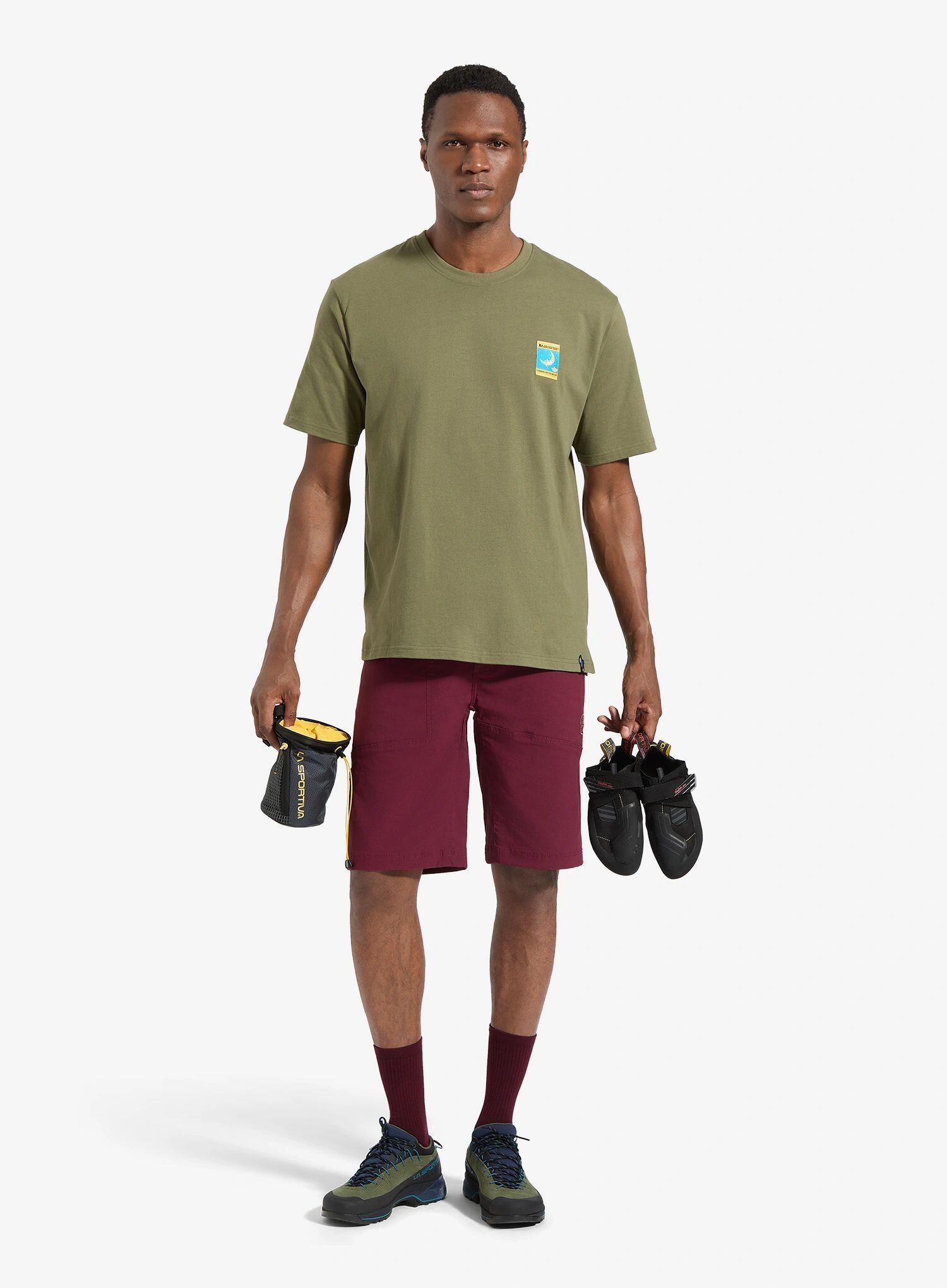 Koszulka bawełniana męska La Sportiva Moon Patch T-Shirt 3/5