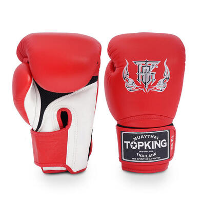 Topking super air double tone blauwe ademende bokshandschoenen