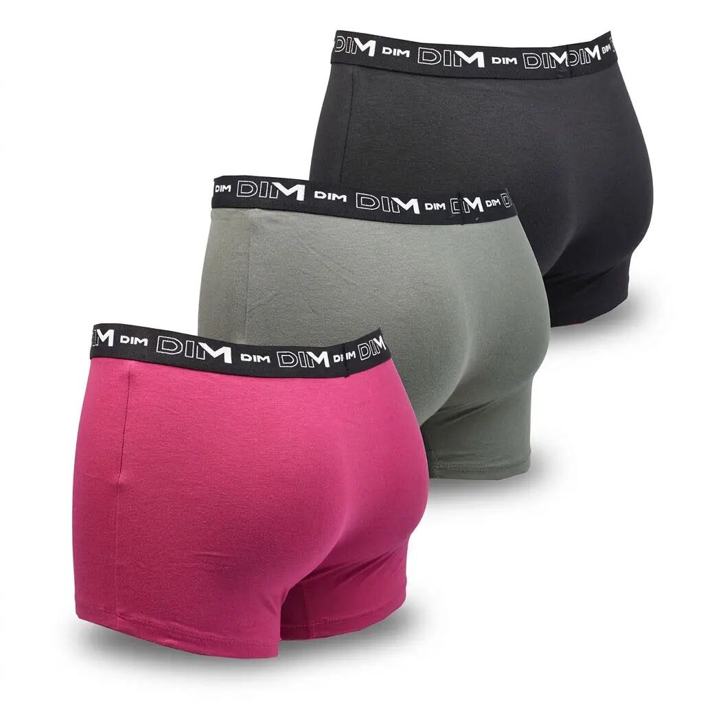 Set van 3 boxershorts van DIM in stretchkatoen 3/6