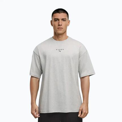 Camiseta de entrenamiento para hombre PUMA Hyrox Lifestyle Tee gris