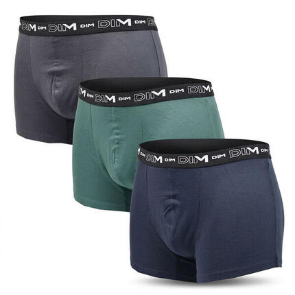 Lot de 3 boxers DIM en coton stretch