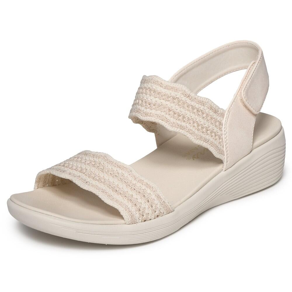 Sandalia Mujer Skechers Arya Favorite Finds Tejido Ofwhite 3/7