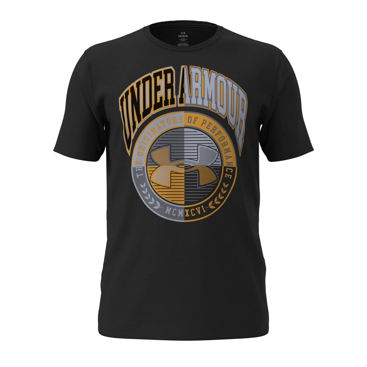 Koszulka męska Under Armour M VARSITY CREST SS 4/4