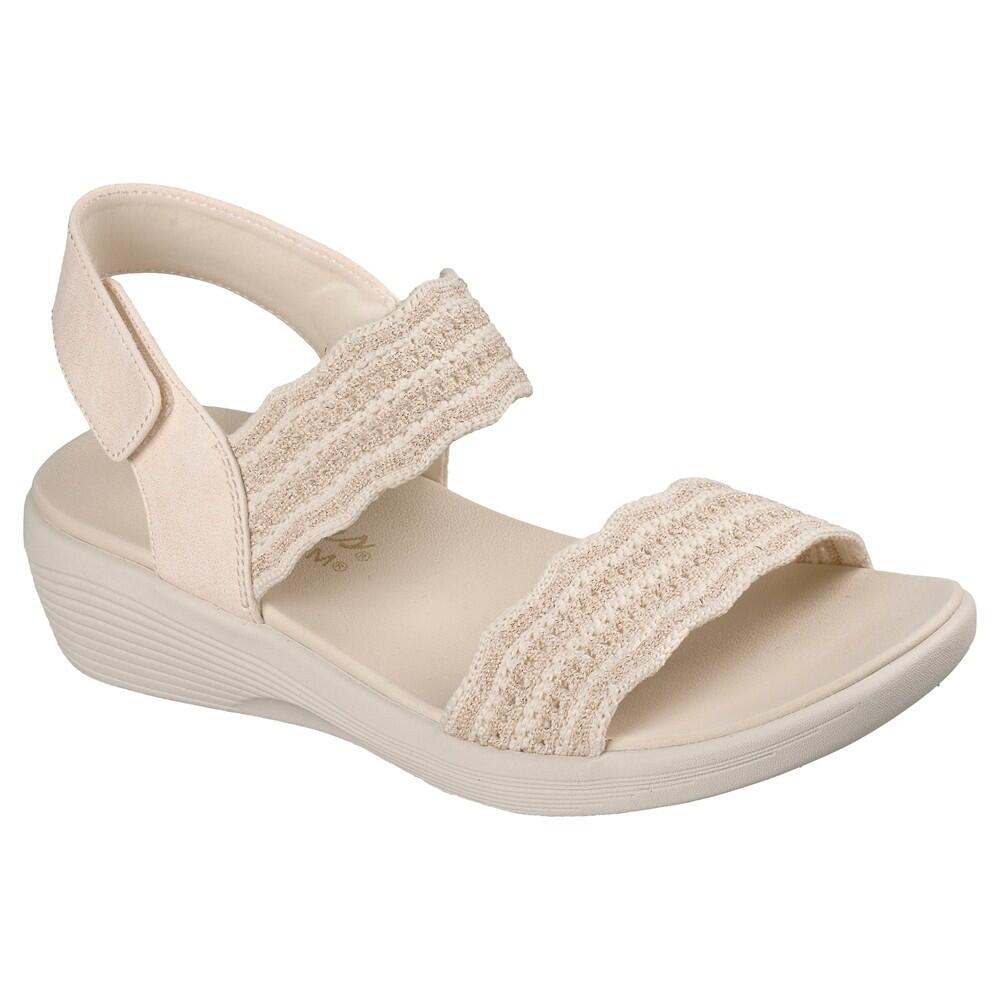 Sandalia Mujer Skechers Arya Favorite Finds Tejido Ofwhite 2/7