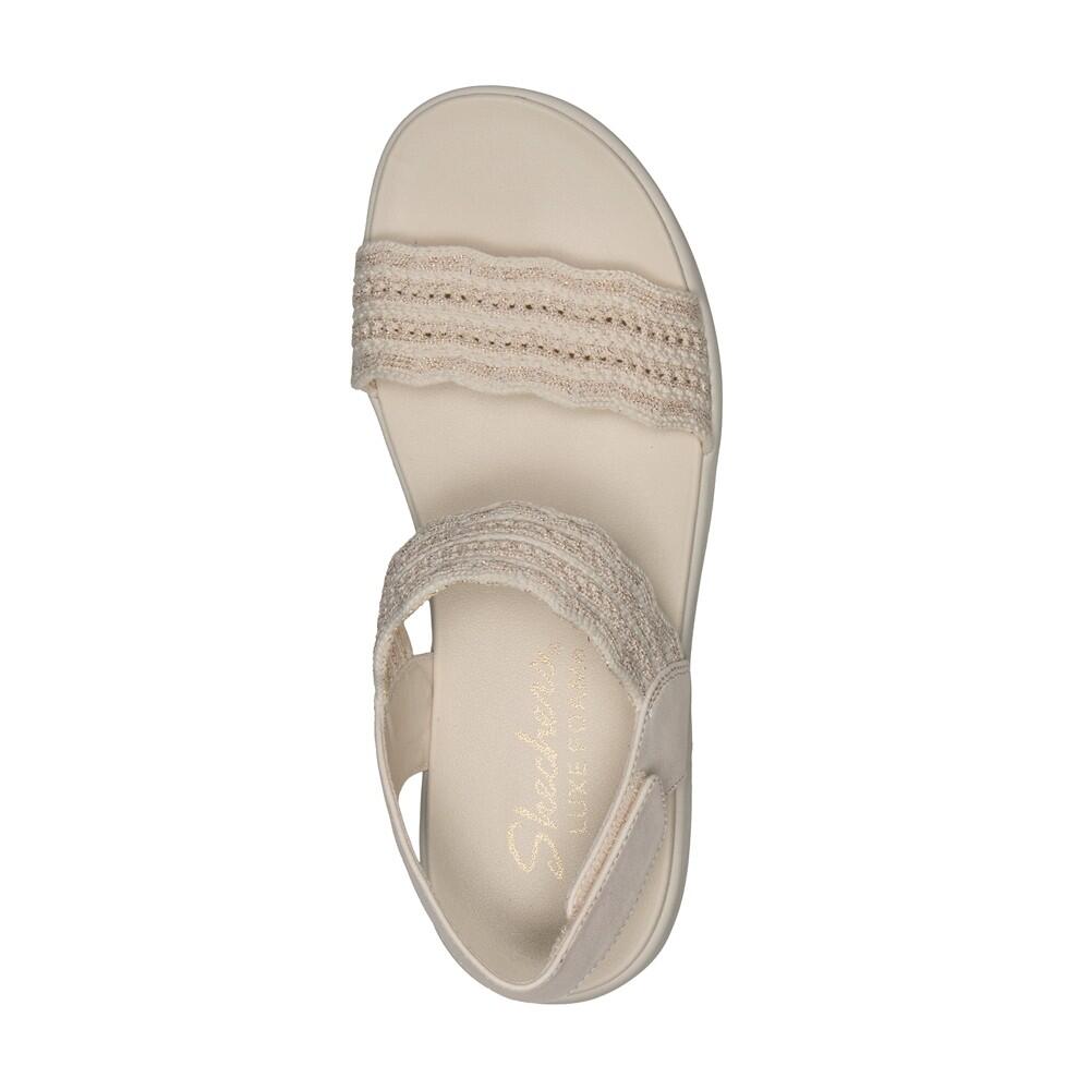 Sandalia Mujer Skechers Arya Favorite Finds Tejido Ofwhite 5/7