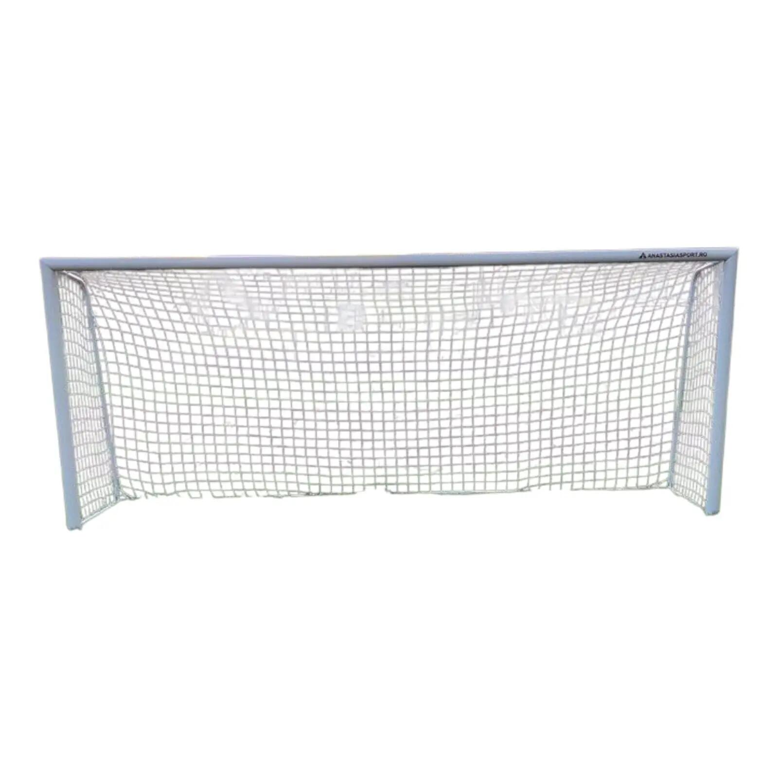 Poarta fotbal 5x2, aluminiu, profil 120x 100 mm, 5x2 m, mobila, spate din otel 2/15