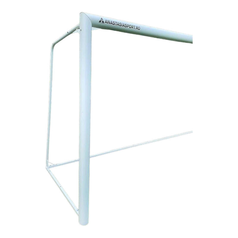 Poarta fotbal 5x2, aluminiu, profil 120x 100 mm, 5x2 m, mobila, spate din otel