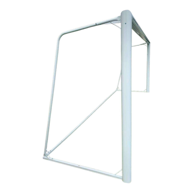 Poarta fotbal 5x2, aluminiu, profil 120x 100 mm, 5x2 m, mobila, spate din otel