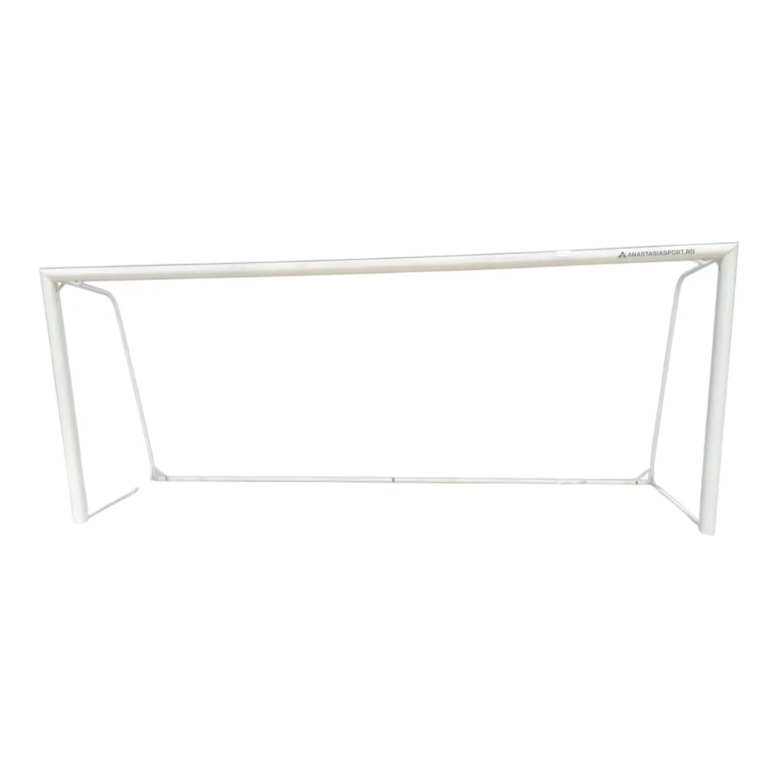 Poarta fotbal 5x2, aluminiu, profil 120x 100 mm, 5x2 m, mobila, spate din otel 4/15
