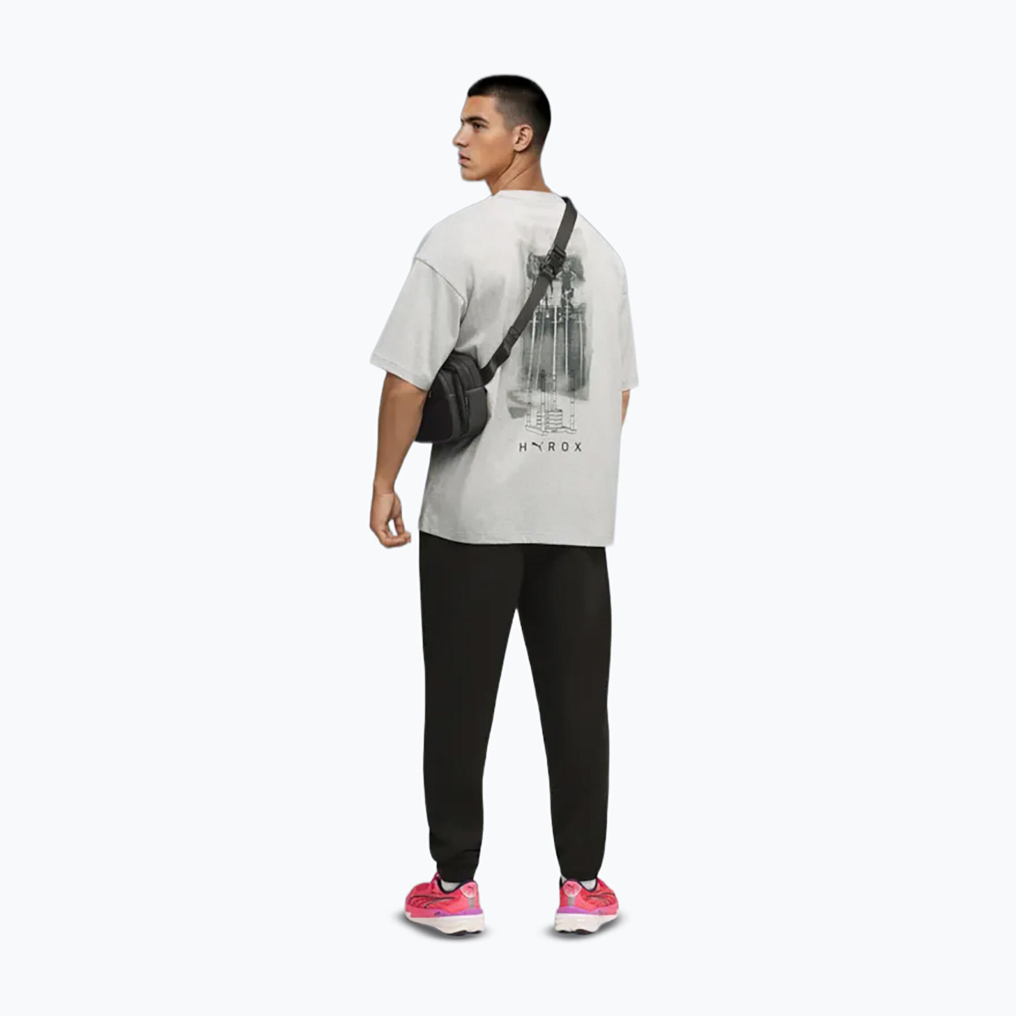 Koszulka treningowa męska PUMA Hyrox Lifestyle Tee gray