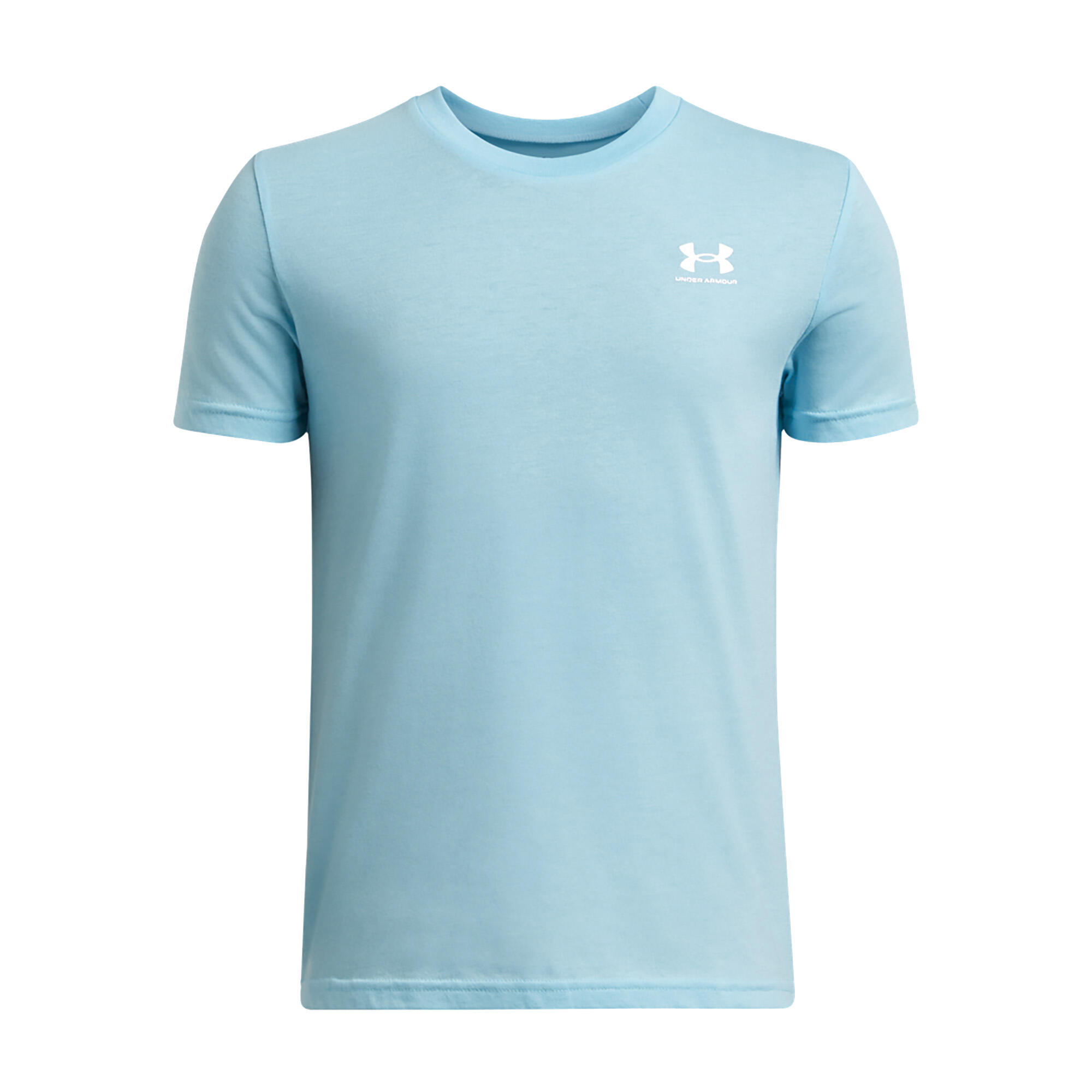 Camiseta infantil Under Armour Sportstyle Left Chest azul 3/3