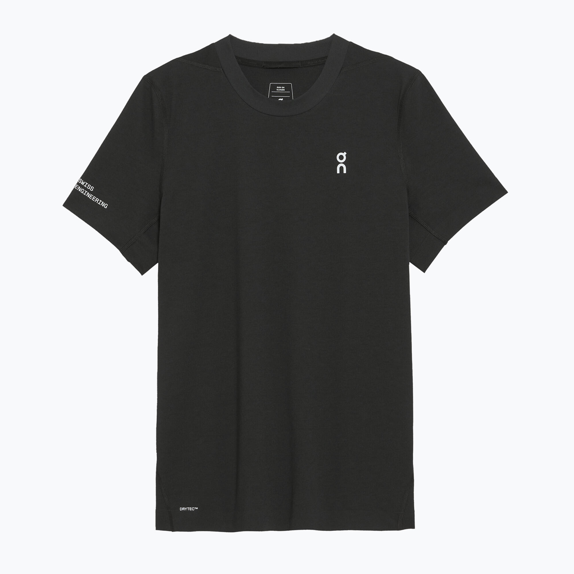 Camiseta de entrenamiento para mujer On Active-T negra 3/4