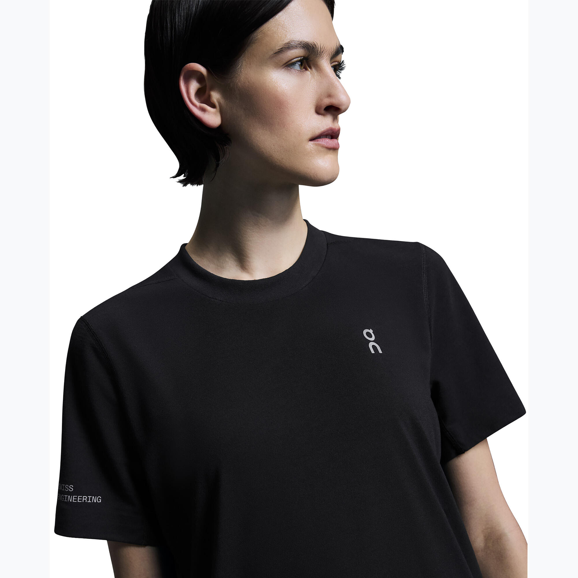 Camiseta de entrenamiento para mujer On Active-T negra 2/4