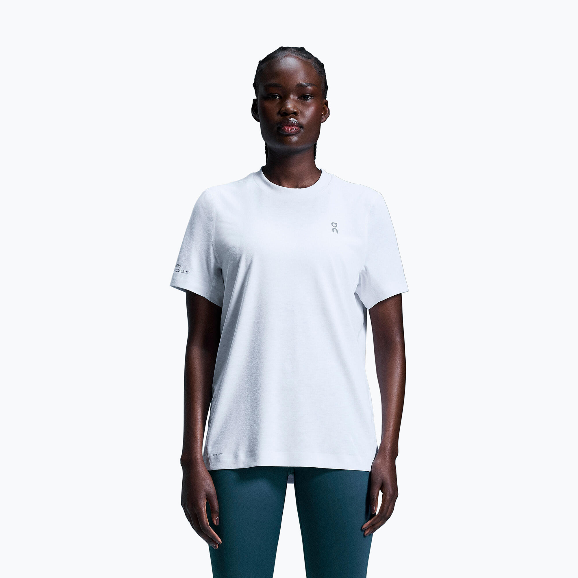 Camiseta de entrenamiento para mujer On Active-T blanca 1/7