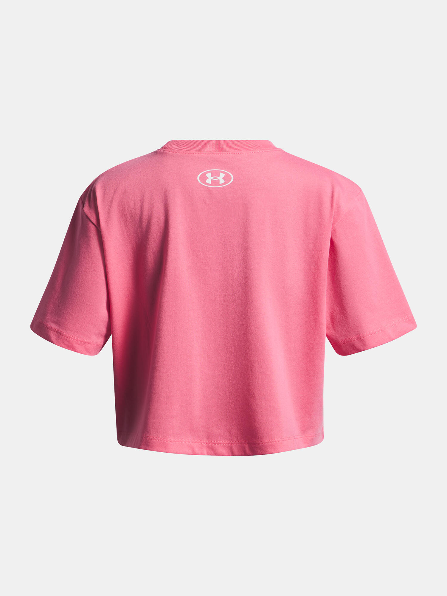 T-shirt enfant Under Armour Rival rose 2/2