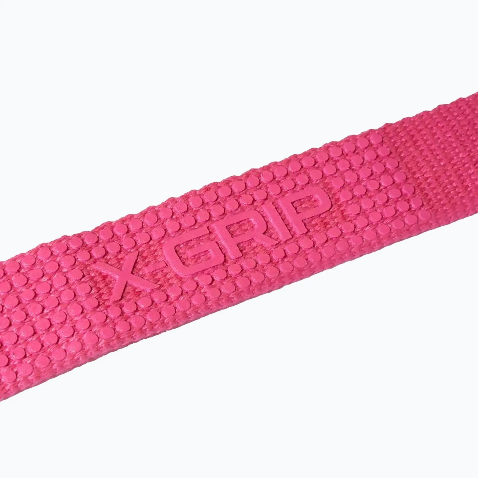 Cinghie fitness antiscivolo 60 cm rosa X-Grip 4/6