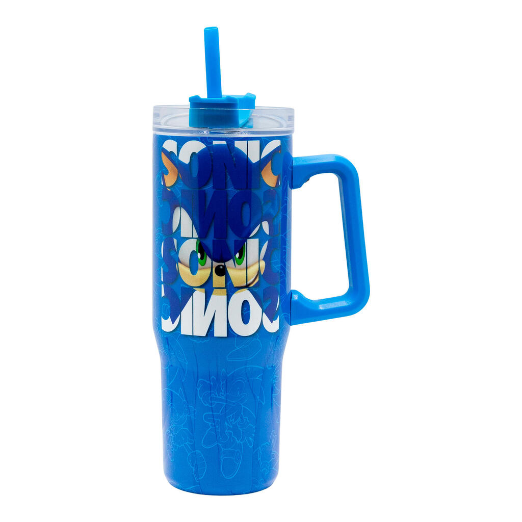 SONIC THE HEDGEHOG 940ml Insulated Stainless Steel Rambler Mug - Blue