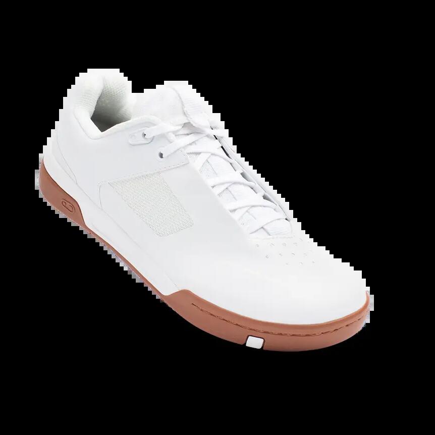 STAMP LACE shoes - white / brown sole