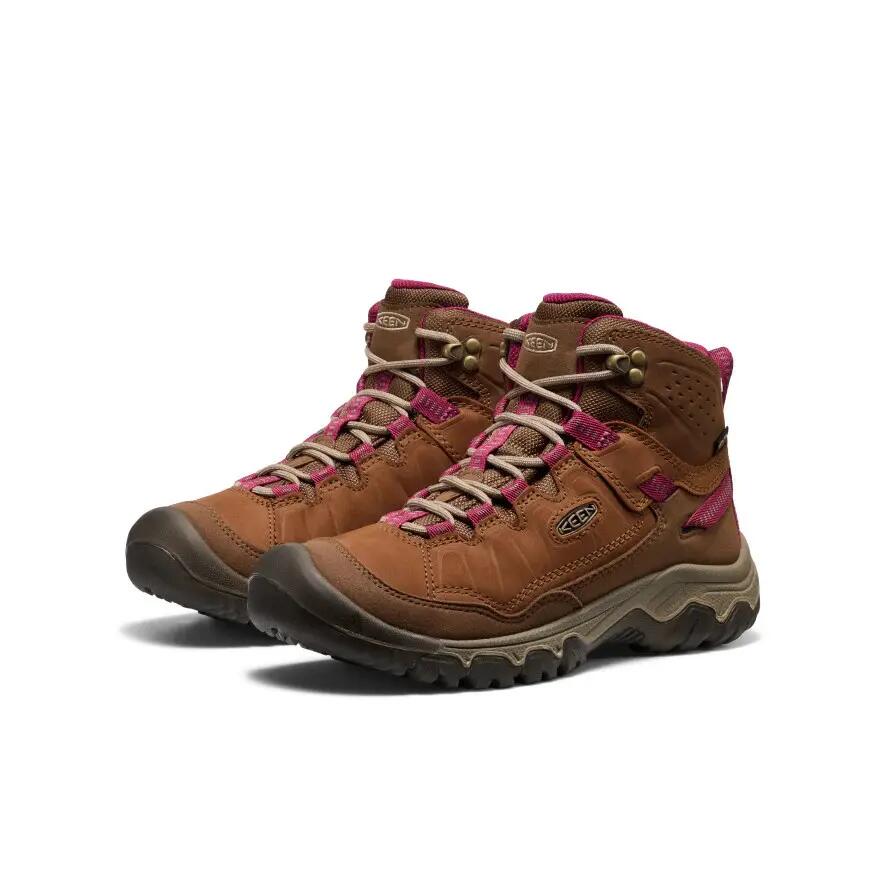 Scarpe da trekking con collarino medio WP da donna Keen Targhee IV 3/5