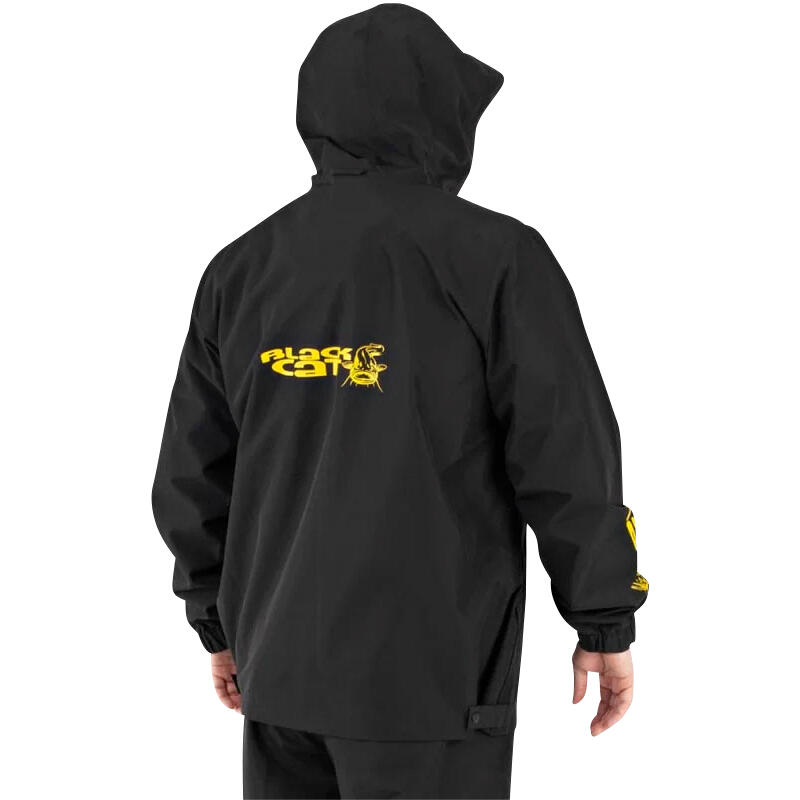 Veste Black Cat Waterproof Smock Noir - Imperméable, capuche ajustable 2/2