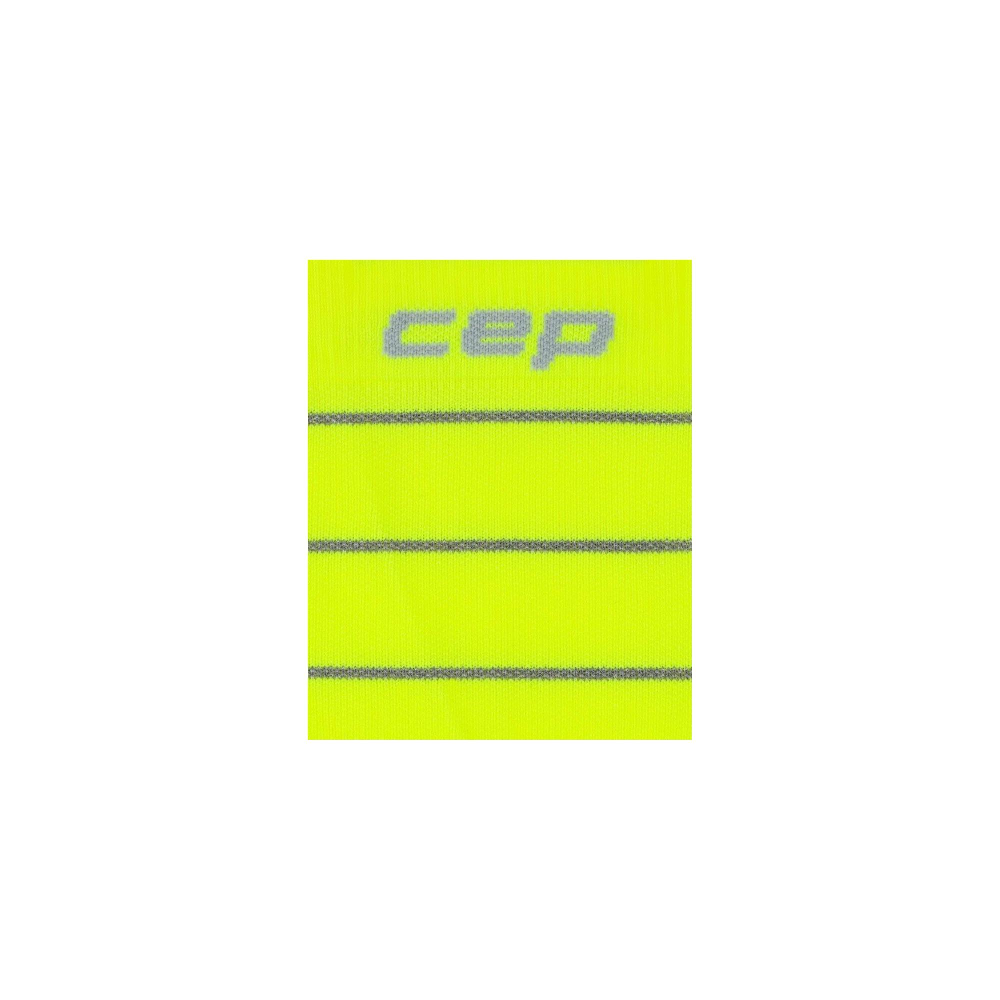 Șosete compresie CEP Pro Run Reflective 2.0 W mid cut - galben neon | alergare…