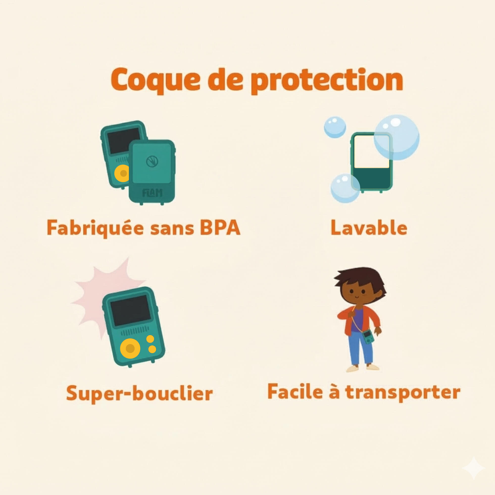 Lunii – Fabrique à Histoires FLAM avec coque verte – 7 à 11 ans 6/7