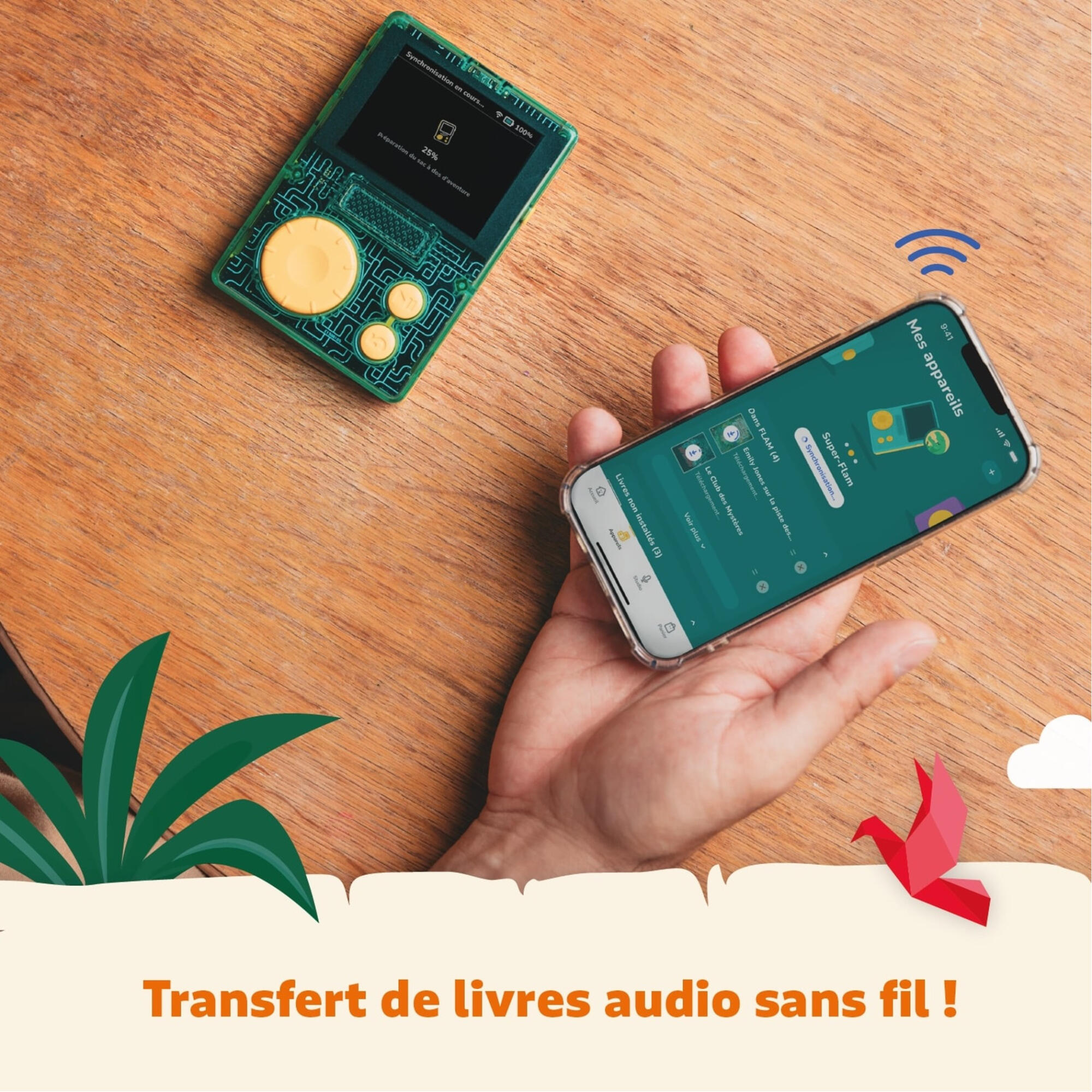 Lunii – Fabrique à Histoires FLAM avec coque verte – 7 à 11 ans 4/7