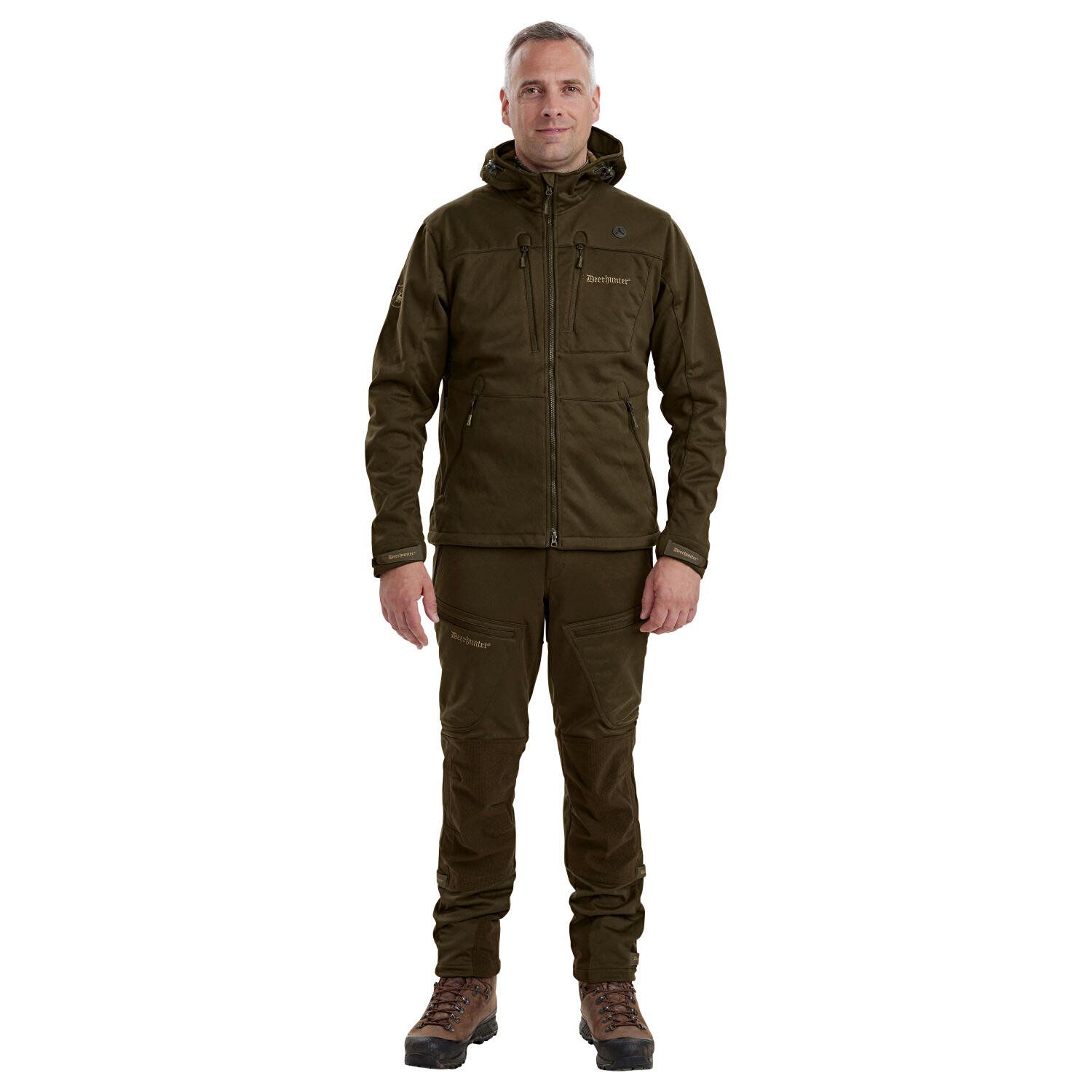 Deerhunter Excape Softshell Jacke Herren (Art Green) Größe XL 5/5