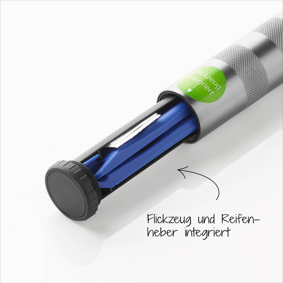 Mini pompe à air avec kit de réparation pneu intégré Fischer 6/7