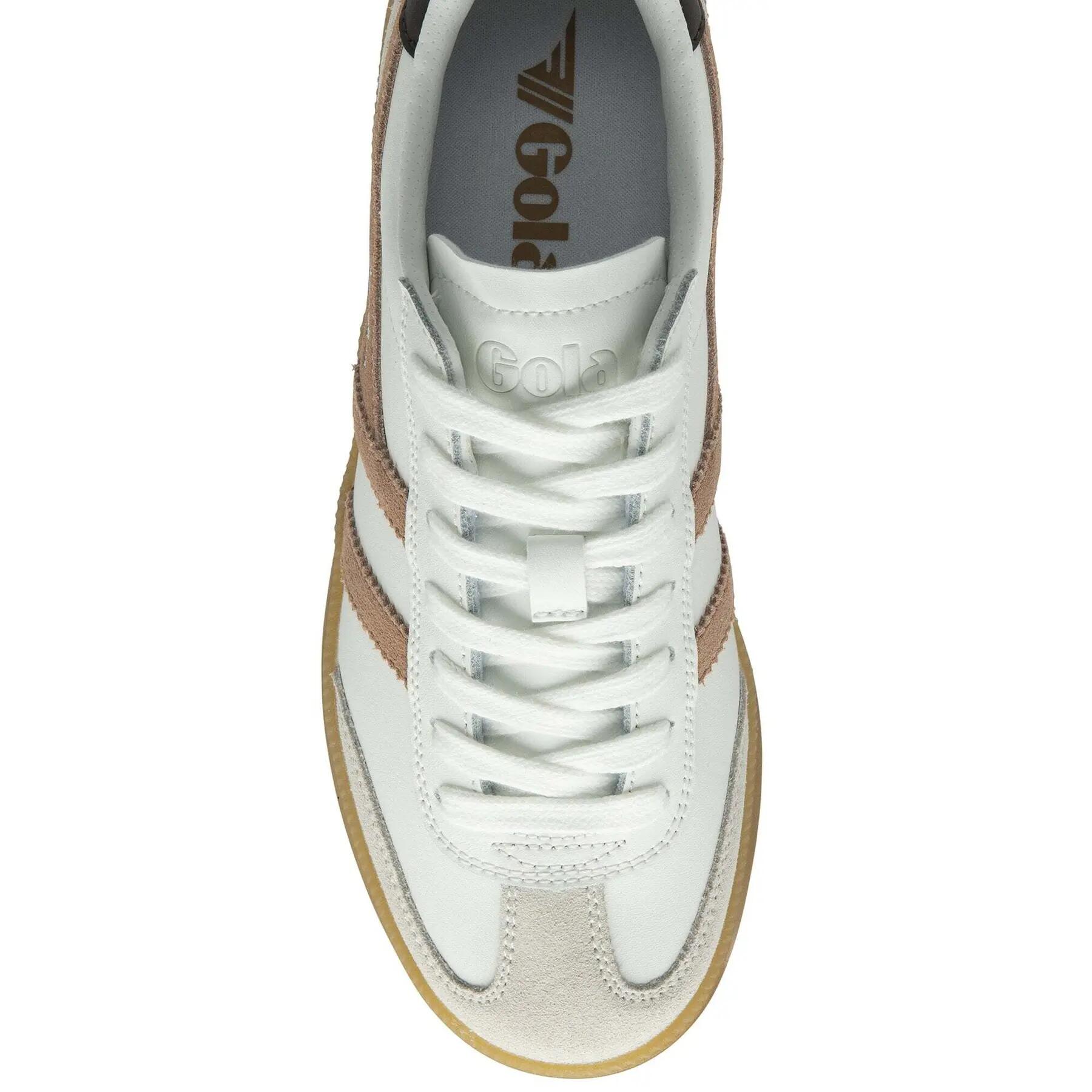 Sapatilhas de mulheres Gola Viper Leather Trainer 5/5