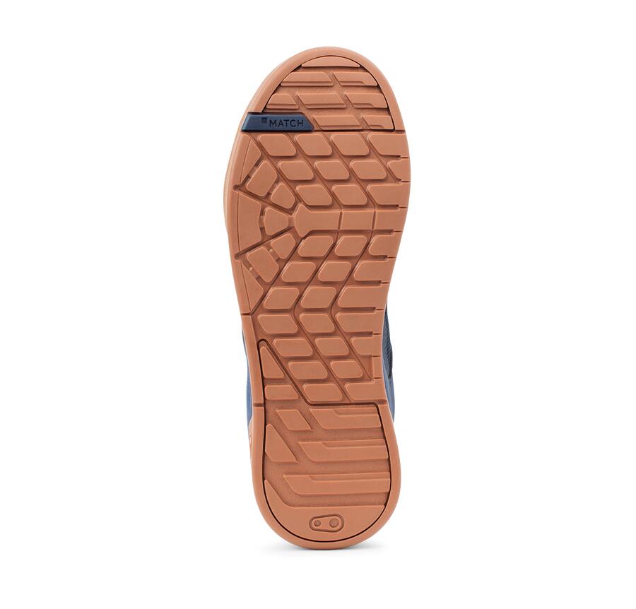 STAMP LACE Schuhe - marineblau/silberne Sohle 2/6