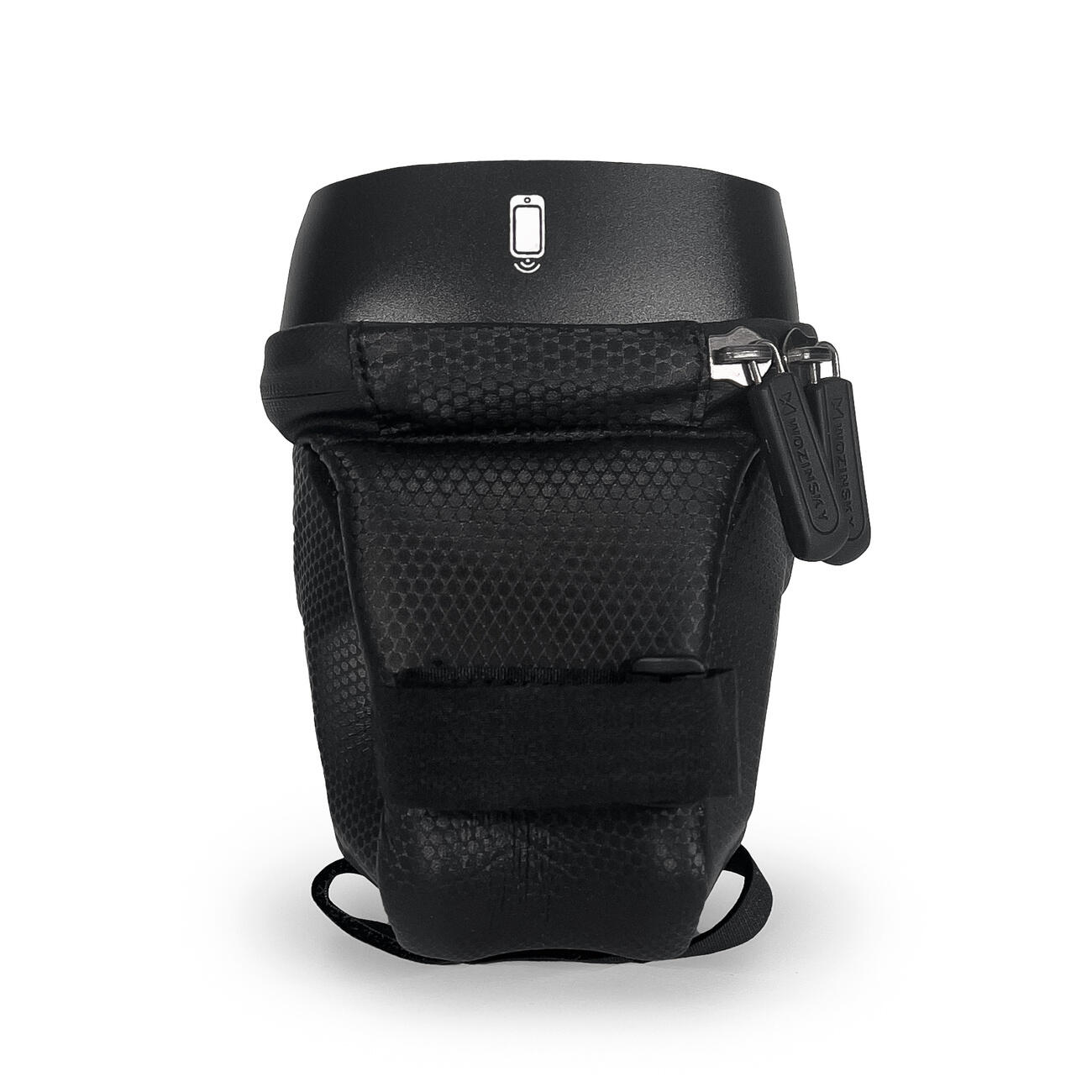 Wozinsky torba rowerowa na ramę z etui na telefon 1,7 l czarna (WBB28BK) 3/8