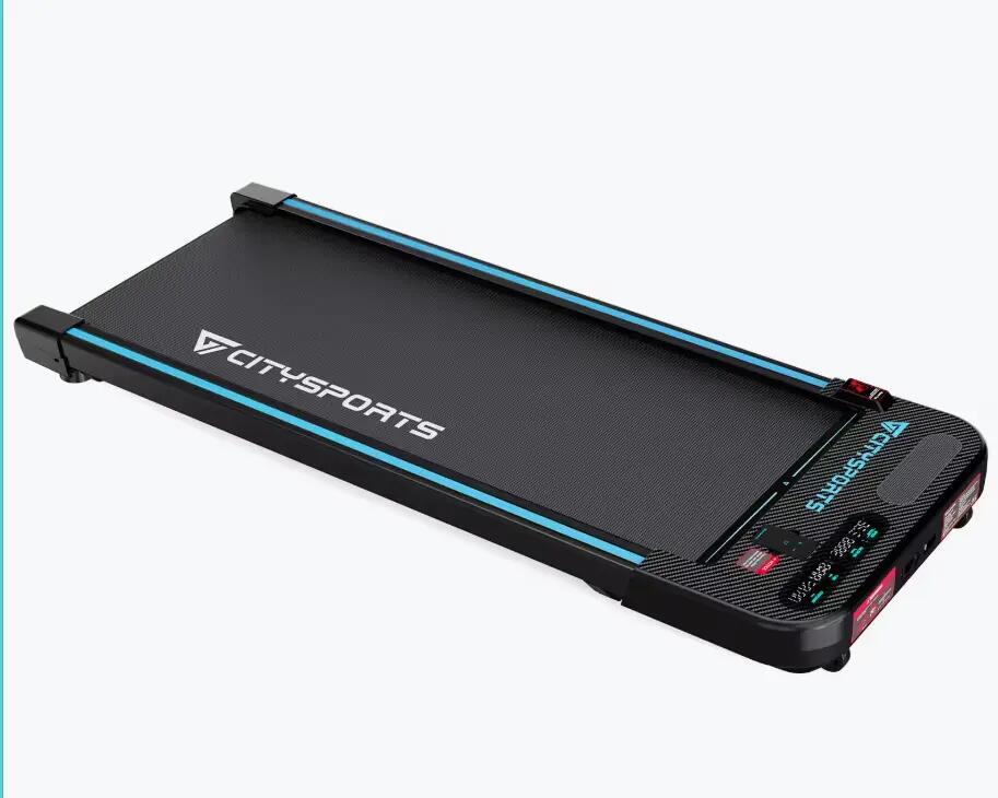 Treadmill/Walking pad, WP2X, 440W – 1.0–6.0 km/h – Bluetooth – Black/Blue 3/3