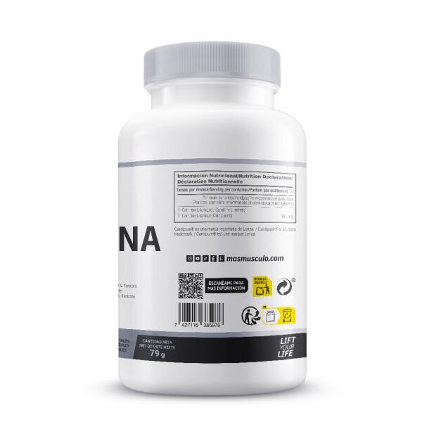 L-Carnitina Carnipure® L-Tartrato 1500mg - 90 Capsule Vegetali MASMUSCULO 3/5