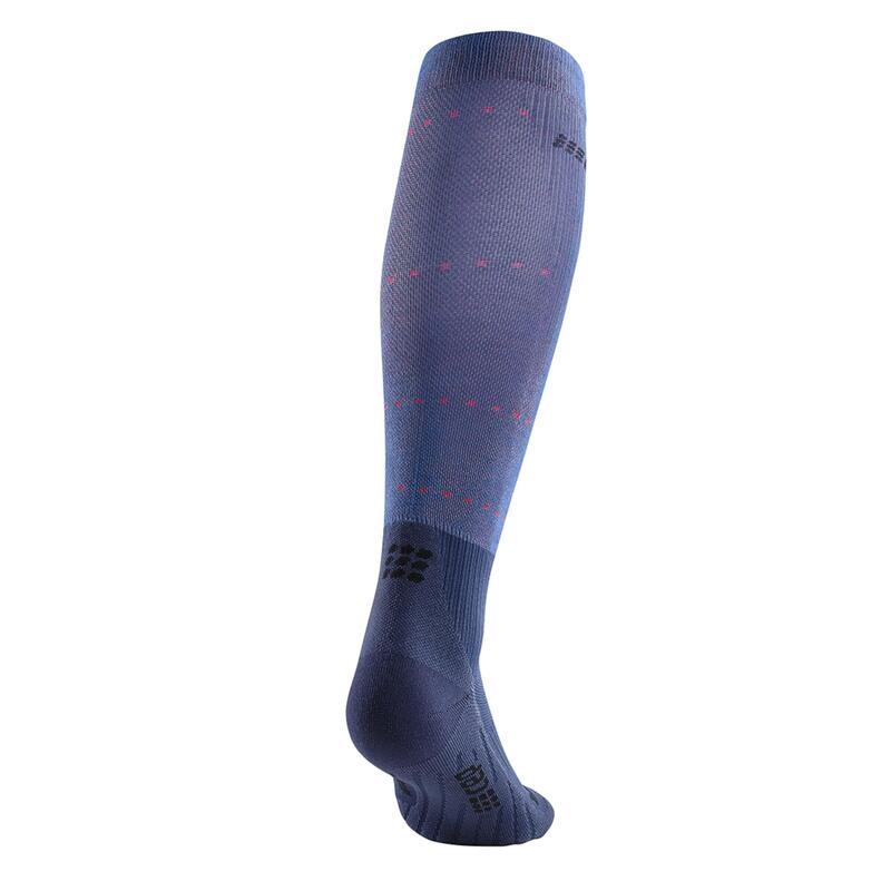 Sosete compresie inalte - infrared recovery socks tall W - blue