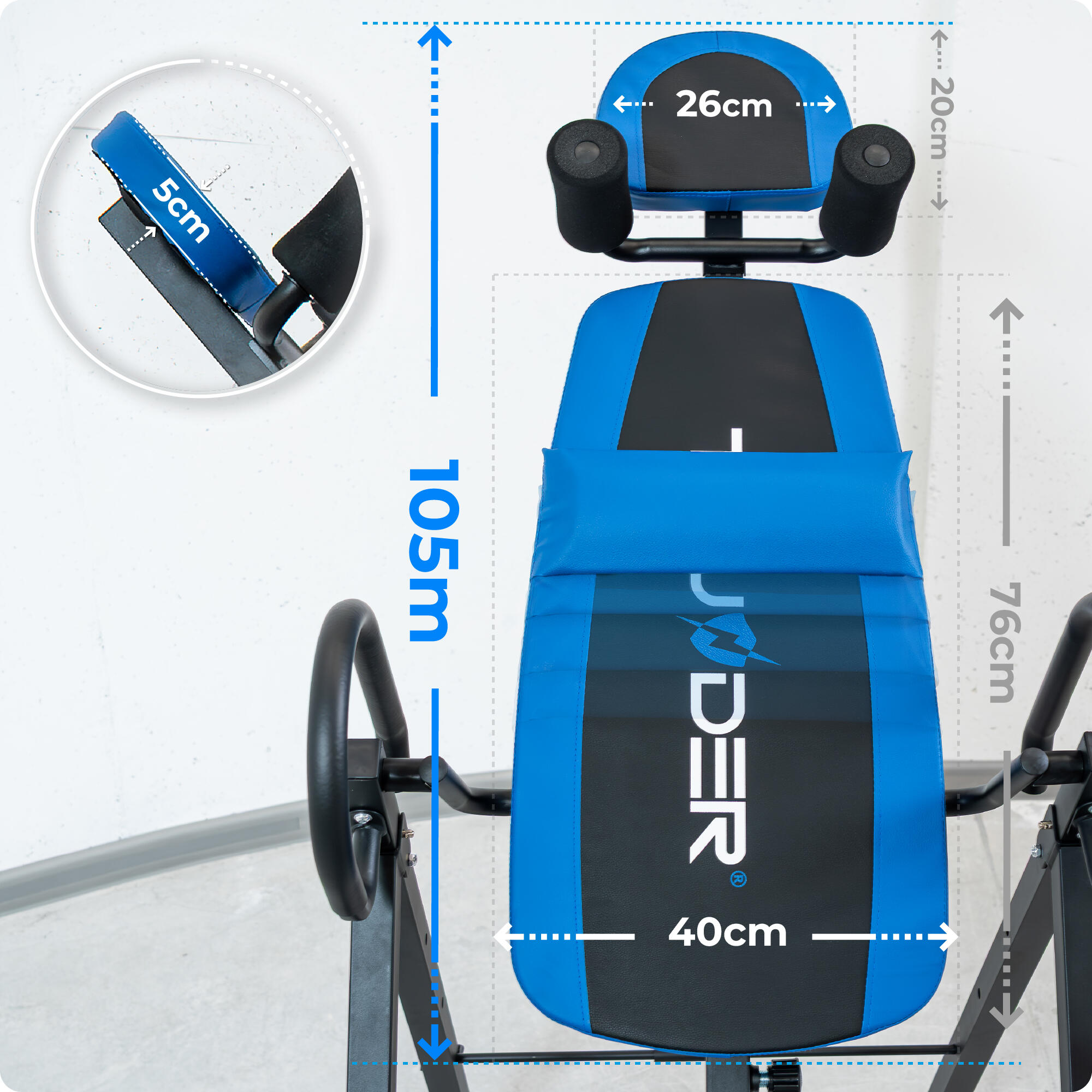 Banc d’inversion gravitationnel pour exercices de fitness Thunder 5/7