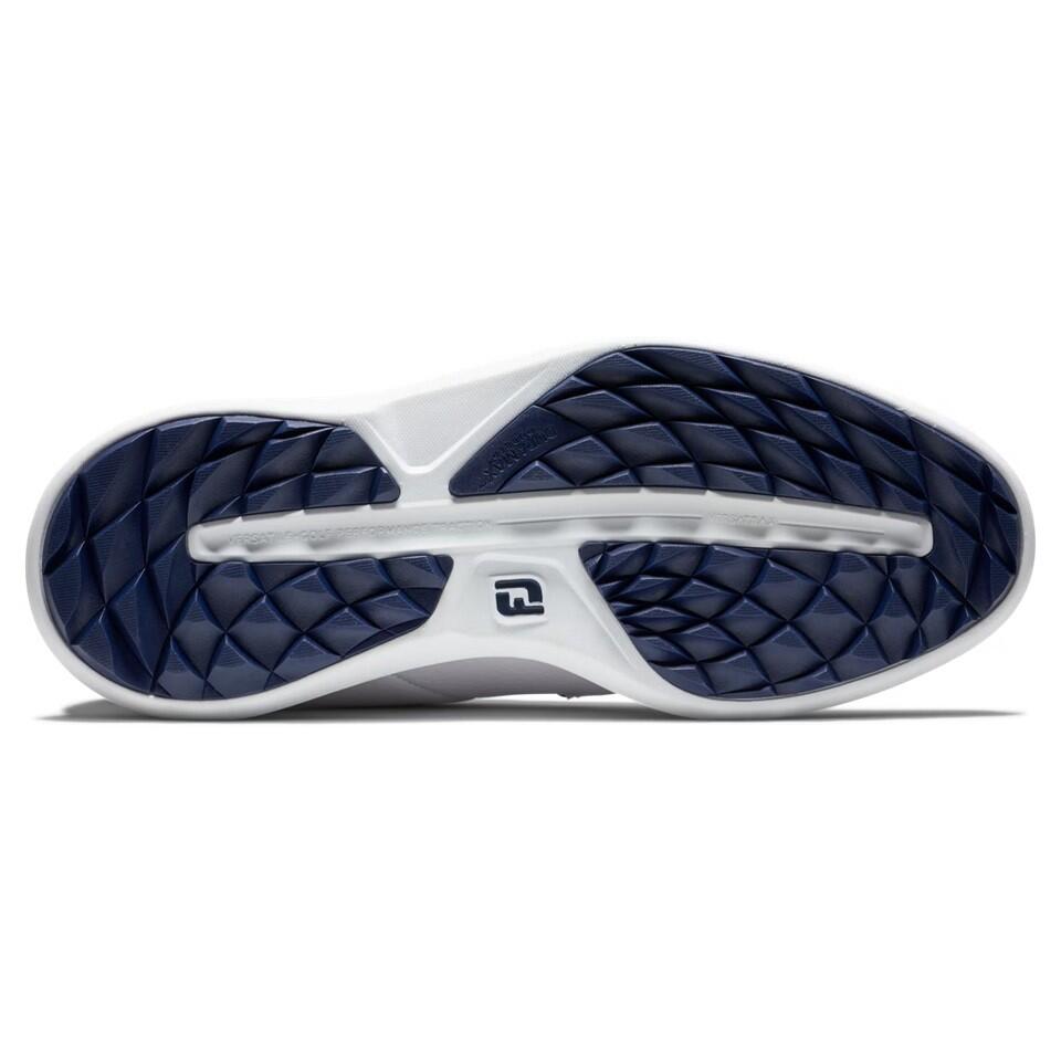 Footjoy Traditions Golf schoenen voor heren, wit 3/4